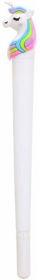 Ручка гелева Білий єдиноріг