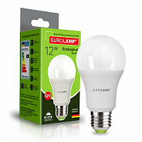 Лампа светодиодная Eurolamp 12 Вт A60 матовая E27 12 В 4000 К LED-A60-12274(12)