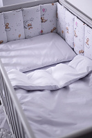 Комплект для дитячого ліжечка Baby Veres Dreaming білий із різнокольоровим 222.06