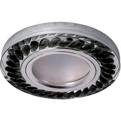 Светильник точечный Светкомплект SVCR 903 с LED-подсветкой 7 Вт GU5.3 прозрачный/графит 