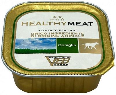 Корм Healthy Meat паштет монопротеин кролик 150 г