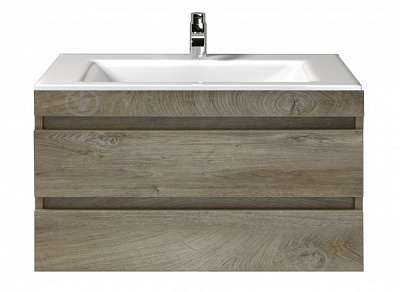Тумба подвесная ScandiSPA Wood 100 под умывальник Амальфи 100