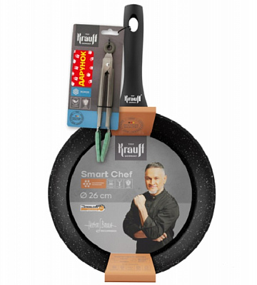 Сковорода Krauff Smart Сhef 26 см + лопатка кулінарна 25-45-189