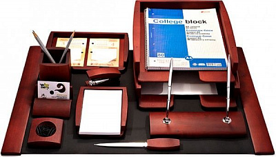 Набор настольный bestar 10 предметов темная вишня 0293DDV