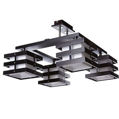 Люстра Altalusse INL-9215C-04 хром/венге