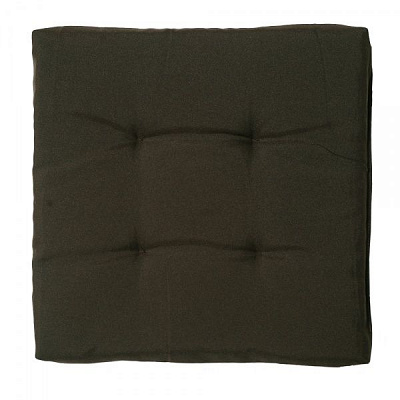 Подушка на стілець Монблан стьобана 40х40х5 коричневий