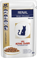 Корм для кошек RENAL CHICKEN FELINE (Ренал виз Чикен Фелин), пауч, 85 г
