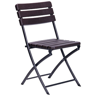 Стул раскладной Indigo YC-043 81x58x46 см коричневый 