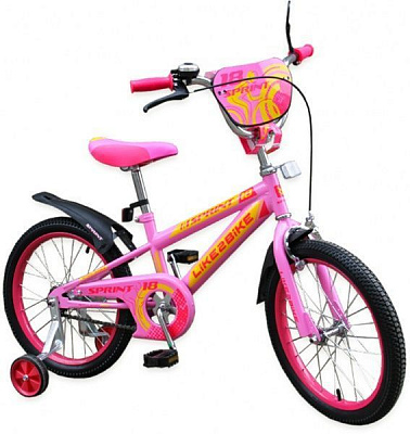 Велосипед дитячий Like2bike Sprint 18'' рожевий 191831