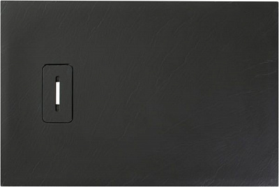 Піддон душовий ScandiSPA SCADI BLACK зі штучного мармуру 1200х800x40 мм прямокутний чорний