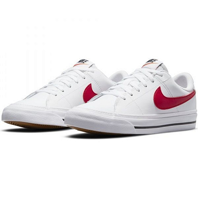 Кроссовки Nike Court Legacy DA5380-105 р.7Y красно-белый