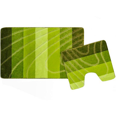 Набір килимків Vonaldi Colorline Bari Pistc зелений