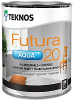 Эмаль TEKNOS Futura AQUA 20 база 1 полуглянец 0,9л
