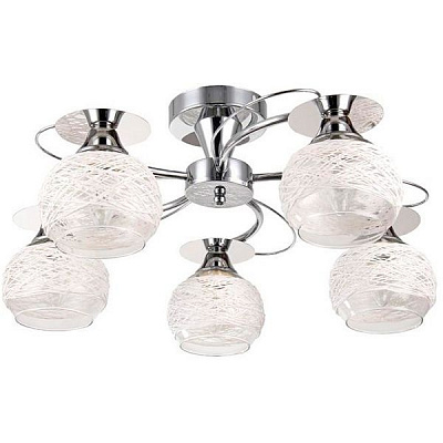 Люстра Powerlight Marsel 1-010350 хром/серебро