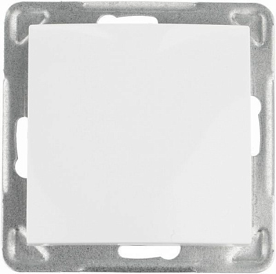 Выключатель одноклавишный Ospel Impresja без подсветки 16 А 250В IP20 белый