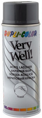 Эмаль аэрозольная Dupli-Color Very Well RAL 7043 транспортно-серый глянец 400 мл
