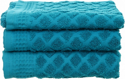 Рушник махровий Nora 70x140 см бірюзовий