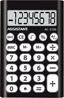 Калькулятор AC-1116 black Assistant