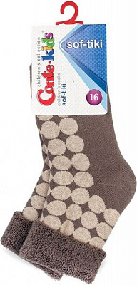 Шкарпетки Conte-Kids SOF-TIK 222 р.16 кавовий