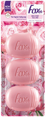 Мыло Fax Роза и пион 100 г 3 шт./уп.