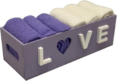 Набір рушників кухонних Love 6 шт. 30x30 см