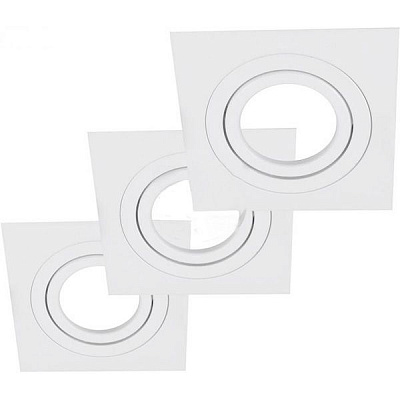 Светильник точечный Светкомплект HDL-AT 10 MWH Slim 3 шт./уп. 50 Вт G5.3 белый 