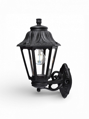 Светильник уличный настенный FUMAGALLI Bisso/Anna Clear E27 12 Вт IP55 черный