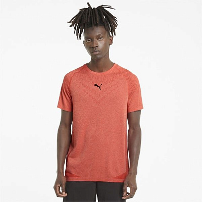 Футболка Puma TRAIN TECH EVOKNIT SS TEE 52011123 S оранжевый
