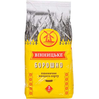 Мука высшего сорта 2 кг