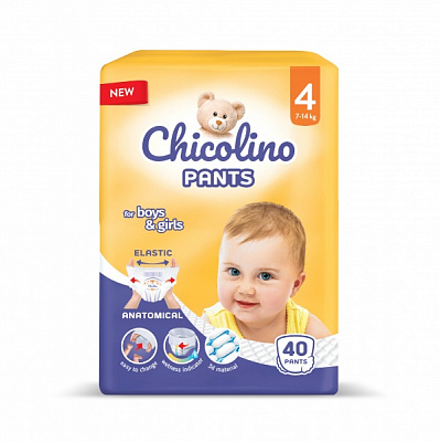 Підгузки-трусики Chicolino 4 7-14 кг 40 шт.