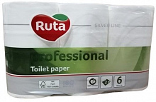Туалетная бумага Ruta Professional двухслойная 6 шт.