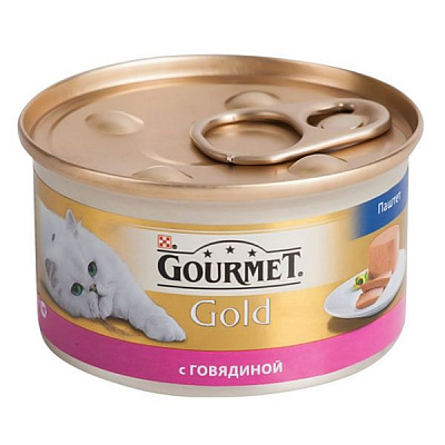 Корм Gourmet Gold паштет з яловичиною 85 г