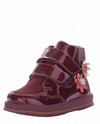 Ботинки для девочки MiracleMe 7416 р.26 красный 