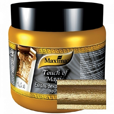 Емаль акрилова Maxima антична бронза металевий 0,5кг