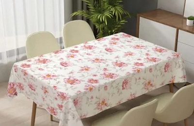 Скатертина Прованс PW363-R1261-1-2 137x200 см білий Dariana