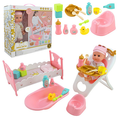 Игровой набор Shantou Пупс в одежде с аксессуарами 85813