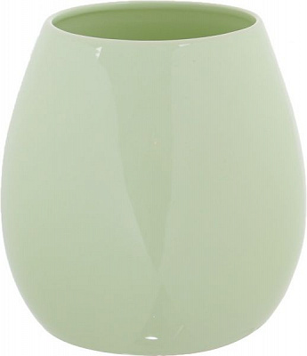 Ваза керамическая зеленая Капля UA 706-18 Eterna