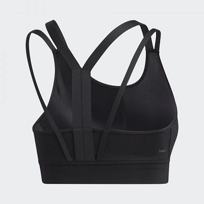 Бра Adidas W D2M BRAND BT FL9235 S чорний