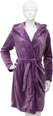 Халат жіночий Роксана Вушки р. L бузковий 859/90124