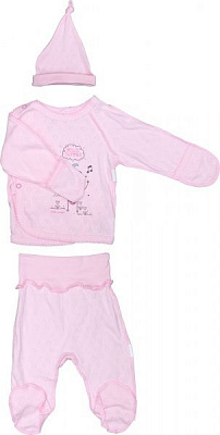 Комплект Маленькие люди 1073-123 розовый р.50-56 