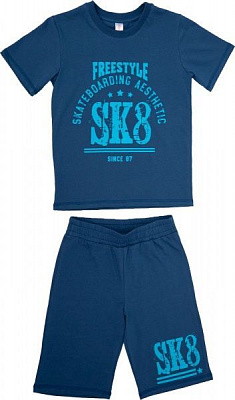 Костюм для мальчиков Roksana Activе р.140-146 синий 0014/12142 