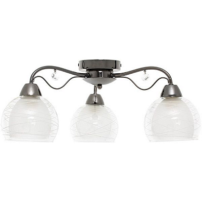 Люстра Accento Lighting Torino ALHu-HKC31213/3 чорний хром