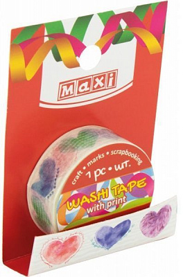 Декоративна клейка стрічка з принтом MX61981 Maxi