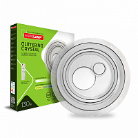 Светильник потолочный Eurolamp Glittering Crystal 130 Вт белый LED-ALR-130W-T33