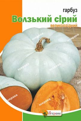 Семена Яскрава тыква Волжский серый 20г (4823069861834)