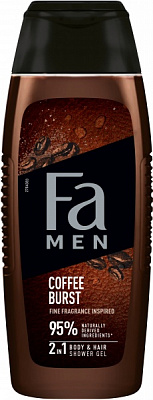 Шампунь-гель для душа Fa 2в1 Coffe Burst Fa Men 400 мл