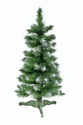 Елка искусственная Европейская 0,75 м 1365 зеленый с белым
