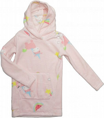 Туника для девочек Фламинго р.128 розовый с рисунком 881-910 