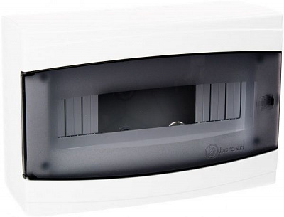 Щиток пластиковий  Borsan на 12 модулів зовнішній BR 808