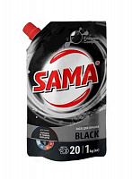 Гель для машинного та ручного прання SAMA Black 1 кг